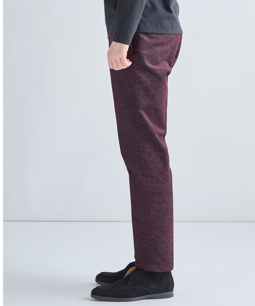 MEN'S BIGI（メンズビギ）の「杢コーデュロイクリースラインパンツ［ストレッチ］（スラックス・メンズ・ブラック/ワイン/ネイビー・01/03/04/02）」の4枚目の写真