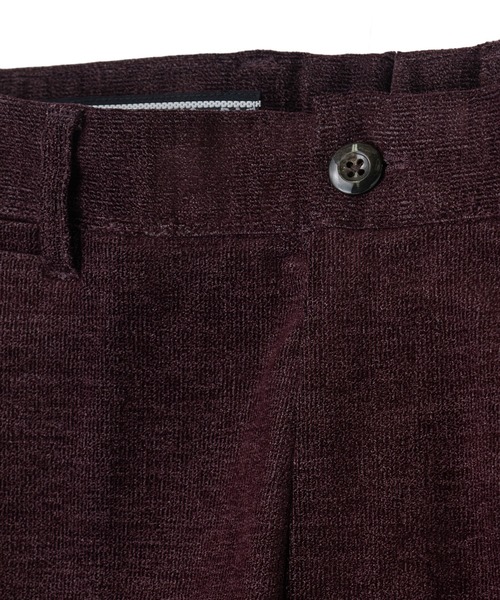 MEN'S BIGI（メンズビギ）の「杢コーデュロイクリースラインパンツ［ストレッチ］（スラックス・メンズ・ブラック/ワイン/ネイビー・01/03/04/02）」の14枚目の写真