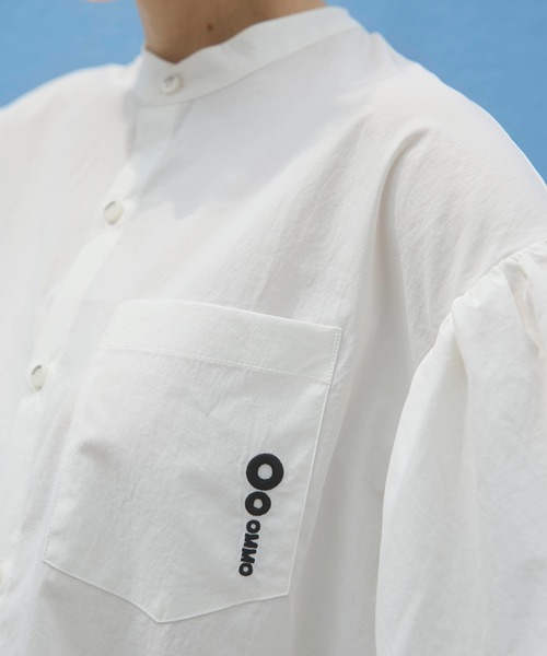 OMMO(オーエムエムオー)の「GATHER SLEEVE SHIRT(シャツ/ブラウス・レディース・ホワイト/ブルー系その他・F)」の16枚目の写真