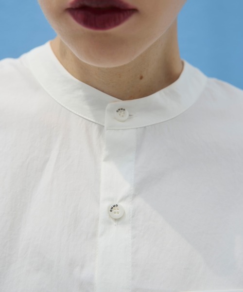 OMMO(オーエムエムオー)の「GATHER SLEEVE SHIRT(シャツ/ブラウス・レディース・ホワイト/ブルー系その他・F)」の17枚目の写真