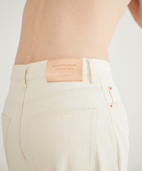 beautiful people(ビューティフルピープル)の「selvedge white denim classic(デニムパンツ・レディース・ホワイト・40/36/42)」の3枚目の写真