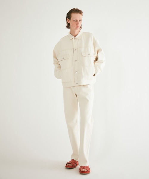 beautiful people(ビューティフルピープル)の「selvedge white denim classic(デニムパンツ・レディース・ホワイト・40/36/42)」の4枚目の写真