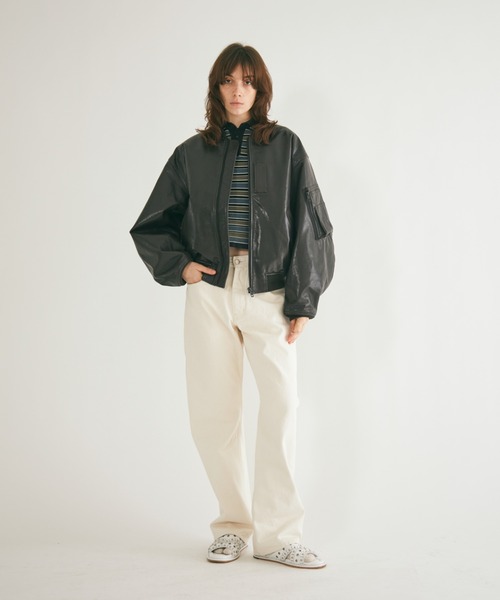beautiful people(ビューティフルピープル)の「selvedge white denim classic(デニムパンツ・レディース・ホワイト・40/36/42)」の5枚目の写真