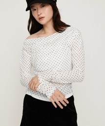 TUCK DRAPE CUT TOPS タックドレープカットトップス 秋服