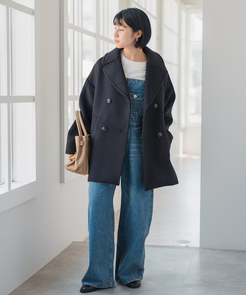 Spick & Span(スピックアンドスパン)の「《新色有り / 追加》TICCA / ティッカ ピーコート(ピーコート・レディース・ブラウン/ネイビー/ベージュ系その他・FREE)」の7枚目の写真