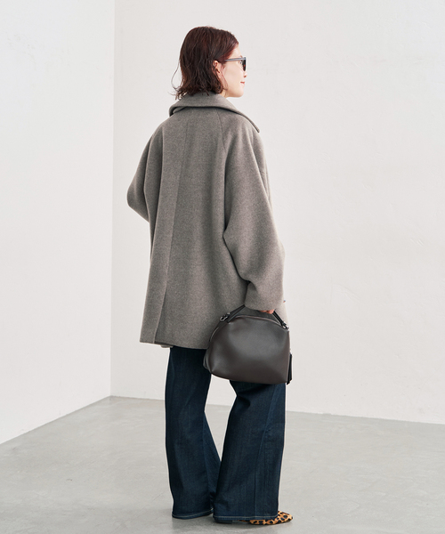 Spick & Span(スピックアンドスパン)の「《新色有り / 追加》TICCA / ティッカ ピーコート(ピーコート・レディース・ブラウン/ネイビー/ベージュ系その他・FREE)」の17枚目の写真