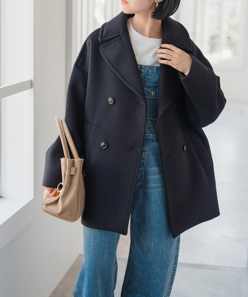 Spick & Span(スピックアンドスパン)の「《新色有り / 追加》TICCA / ティッカ ピーコート(ピーコート・レディース・ブラウン/ネイビー/ベージュ系その他・FREE)」の18枚目の写真