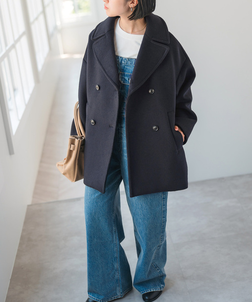 Spick & Span(スピックアンドスパン)の「《新色有り / 追加》TICCA / ティッカ ピーコート(ピーコート・レディース・ブラウン/ネイビー/ベージュ系その他・FREE)」の21枚目の写真