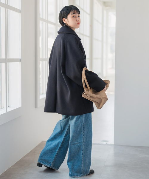 Spick & Span(スピックアンドスパン)の「《新色有り / 追加》TICCA / ティッカ ピーコート(ピーコート・レディース・ブラウン/ネイビー/ベージュ系その他・FREE)」の22枚目の写真