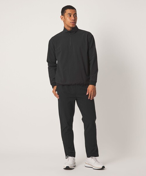 UNITED ARROWS GOLF(ユナイテッドアローズゴルフ)の「メンズ 360マスター クウォータージップ プルオーバー ストレッチ 撥水(その他トップス・メンズ・ネイビー/ブラック・XL/L/M)」の4枚目の写真