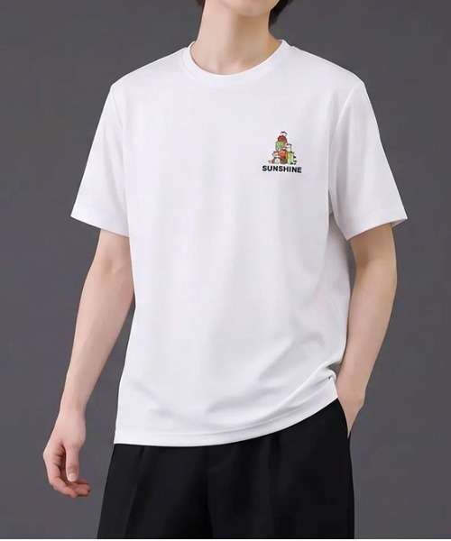 revertical(リバーティカル)の「キャットグラフィック バックプリント 半袖Tシャツ(Tシャツ/カットソー・メンズ・ブラック/ホワイト・MEDIUM/LARGE)」の4枚目の写真