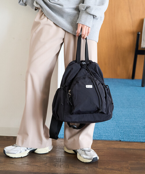 FREAK'S STORE(フリークスストア)の「限定展開 Columbia/コロンビア Byside 2Way Bag/バイサイド 2ウェイ バッグ(ショルダーバッグ・レディース・ブラウン/ブラック/サックスブルー・ONE SIZE)」の5枚目の写真