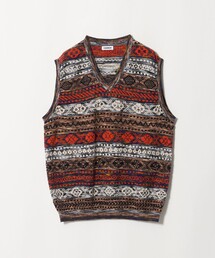 Coohem（コーヘン）の「＜COOHEM＞3D FAIR ISLE KNIT VEST/フェアアイル ニット ベスト（ベスト）」