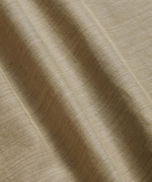 UNITED TOKYO(ユナイテッドトウキョウ)の「【数量限定生産】WOOL SILK RELAX SHIRT |高級素材/シルク/秋服/防臭性/通気性/吸湿性(シャツ/ブラウス・メンズ・ブラック/グレイッシュベージュ・1/2)」の6枚目の写真
