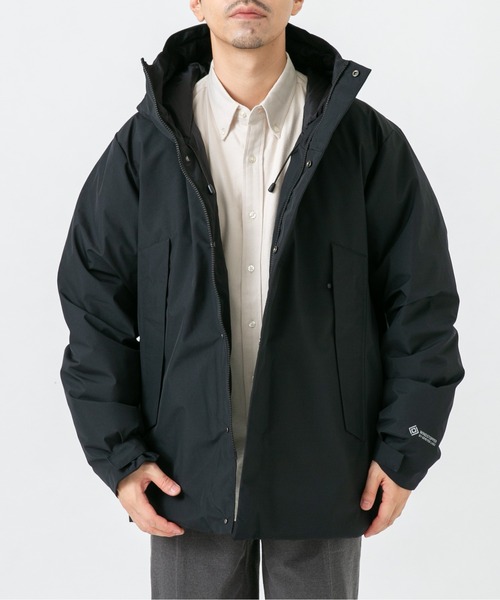 URBAN RESEARCH ROSSO MEN(アーバンリサーチロッソメン)の「『別注』+phenix WINDSTOPPER by GORE-TEX LABS ダウンジャケット(ダウンジャケット/コート・メンズ・ブラック/ブラウン/ネイビー・MEDIUM/LARGE/X-LARGE/SMALL)」の12枚目の写真