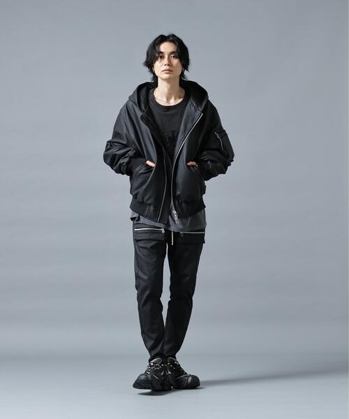 DANKE SCHON(ダンケシェーン)の「DankeSchon/ダンケシェーン/PU COATING HOOD BLOUSON(ブルゾン・メンズ・ブラック系その他・M/L)」の4枚目の写真