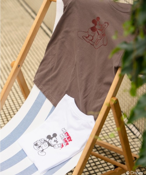 COHINA(コヒナ)の「【GOOD ROCK SPEED】<Mickey> playing jazz Tシャツ 【低身長・小柄女性】(Tシャツ/カットソー・レディース・ブラウン・ONE SIZE)」の6枚目の写真