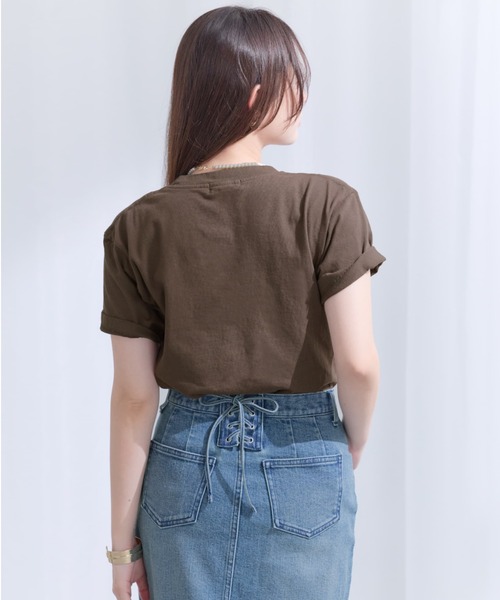 COHINA(コヒナ)の「【GOOD ROCK SPEED】<Mickey> playing jazz Tシャツ 【低身長・小柄女性】(Tシャツ/カットソー・レディース・ブラウン・ONE SIZE)」の14枚目の写真
