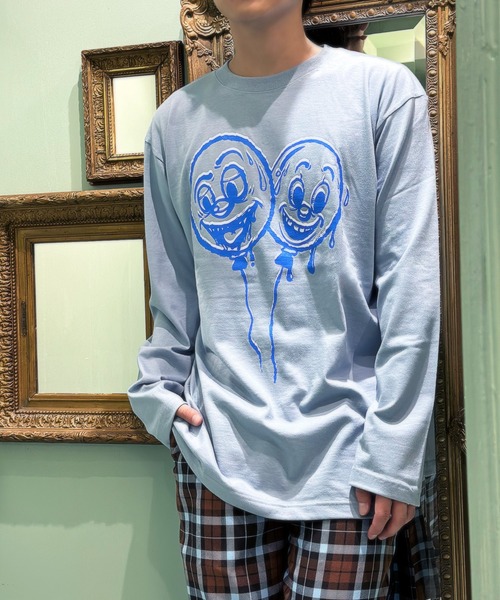 MILKBOY(ミルクボーイ)の「FLOAT L.S. Tシャツ(Tシャツ/カットソー・レディース・A/C/B・L/M)」の2枚目の写真