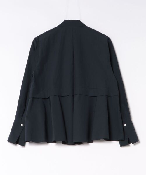 Marilyn Moon（マリリンムーン）の「tuck flare shirt（シャツ/ブラウス・レディース・ネイビー/ホワイト/ブルーグレー/バーガンディー・FREE）」の6枚目の写真
