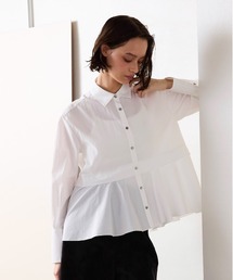 tuck flare shirt