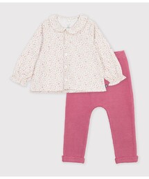 PETIT BATEAU | ベビー2点セット(シャツ/ブラウス)
