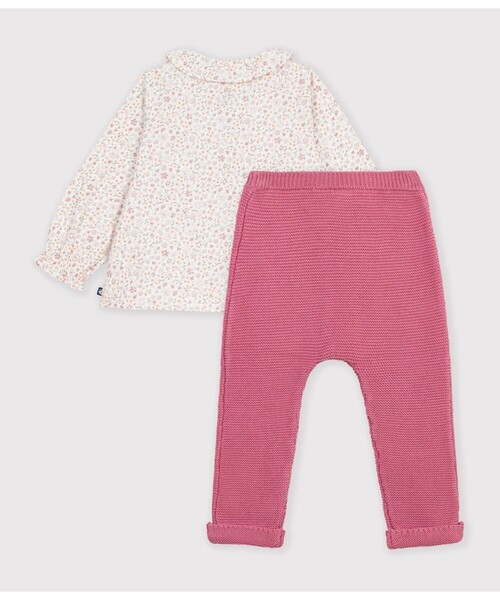 PETIT BATEAU（プチバトー）の「ベビー２点セット（シャツ/ブラウス・キッズ・その他1・6MONTH/12MONTH/18MONTH）」の3枚目の写真