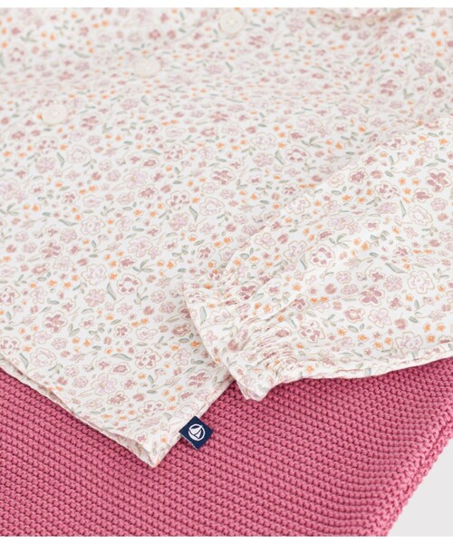 PETIT BATEAU（プチバトー）の「ベビー２点セット（シャツ/ブラウス・キッズ・その他1・6MONTH/12MONTH/18MONTH）」の4枚目の写真