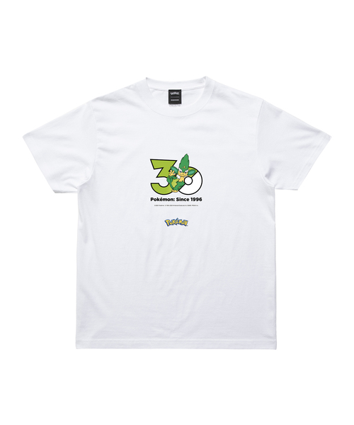 ZOZOSPOT(ゾゾスポット)の「Pokemon 30th Anniversary 1025 T-shirt 「ヤナッキー」(Tシャツ/カットソー・レディース・ホワイト・SMALL/MEDIUM/LARGE/X-LARGE/XX-LARGE/XXX-LARGE/100cm/110cm/120cm/130cm/140cm/150cm/160cm)」の1枚目の写真