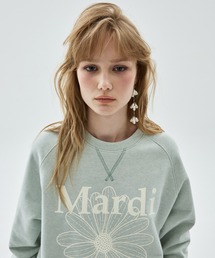 SWEATSHIRT RAGLAN FLOWERMARDI / スウェットシャツ ラグラン フラワーマルディ