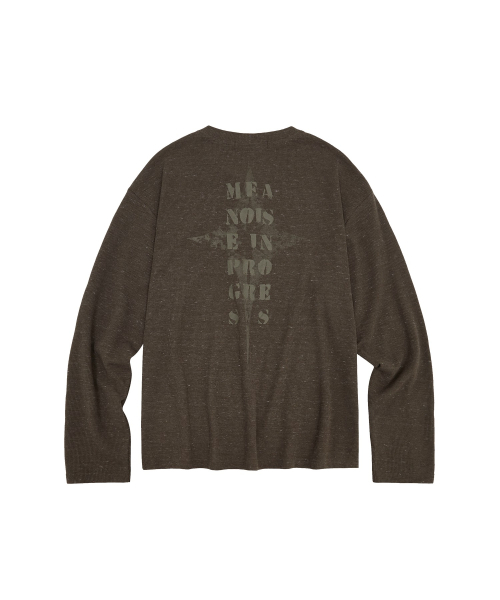 MEA（メア）の「サーマルポケットロングスリーブ [ブラウン]（Tシャツ/カットソー・レディース・その他・2/03）」の2枚目の写真