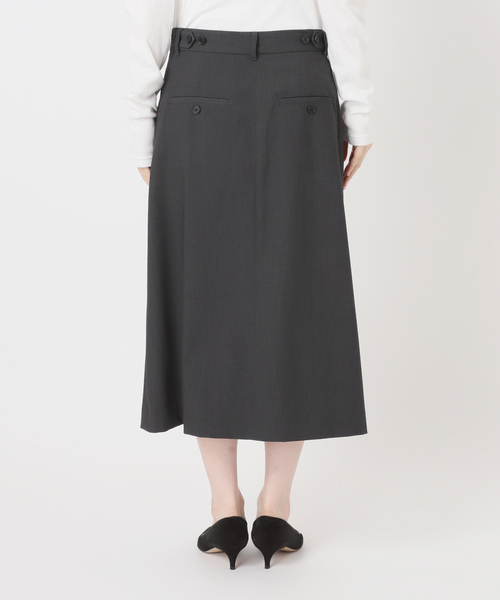 Spick & Span(スピックアンドスパン)の「ミディプリーツスカート(スカート・レディース・ブラウン/チャコールグレー・36/38)」の3枚目の写真