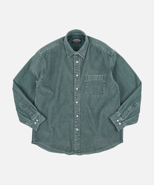 FRIZMWORKS(フリズムワークス)の「PIGMENT 8W CORDUROY SHIRT 002 _ MINT(シャツ/ブラウス・メンズ・その他・SMALL/MEDIUM/LARGE/X-LARGE)」の1枚目の写真