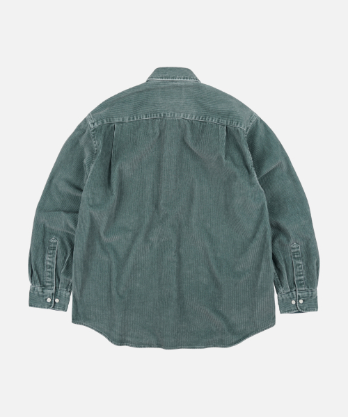 FRIZMWORKS(フリズムワークス)の「PIGMENT 8W CORDUROY SHIRT 002 _ MINT(シャツ/ブラウス・メンズ・その他・SMALL/MEDIUM/LARGE/X-LARGE)」の2枚目の写真