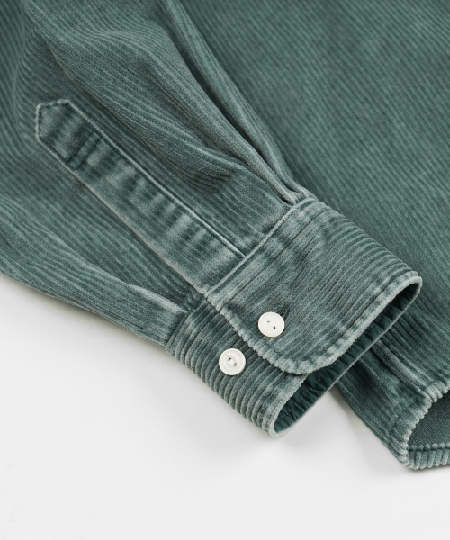 FRIZMWORKS(フリズムワークス)の「PIGMENT 8W CORDUROY SHIRT 002 _ MINT(シャツ/ブラウス・メンズ・その他・SMALL/MEDIUM/LARGE/X-LARGE)」の5枚目の写真