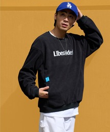 Liberaiders(リベレイダース)の「Liberaiders/リベレイダース OG LOGO FLEECE CRENECK OGロゴ フリース クルーネック ロンT ミニマル ストリート スポーティー メンズ レディース 2026秋冬 秋服 冬服(スウェット)」