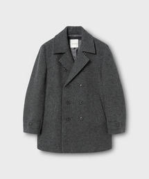 ピーコート_メランジェグレー