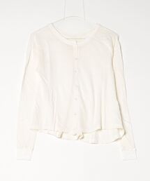 v::room�i���B���[���j�́u�yV::ROOM �z�u�C ���[��/ linen ester jersey  cardigan l/s�i�J�[�f�B�K���j�v