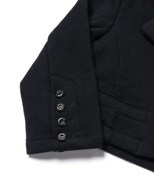 CHUBBYGANG（チャビーギャング）の「フード付きショート丈ジャケット（ブルゾン・キッズ・ネイビー/ブラック・140/120/160/110/130/150/100）」の6枚目の写真