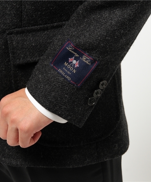 BRITISH WOOL ツイードジャケット AURALEE 「BRITISH WOOL TWEED OVER JACKET / OLIVE TWEED
