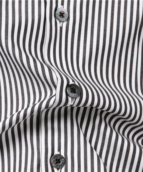 Education from Youngmachines（エデュケーションフロムヤングマシーン）の「【Education from Youngmachines】MENS ストライプコンビシャツ（シャツ/ブラウス・メンズ・ホワイト・3/1/2）」の8枚目の写真