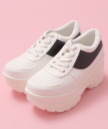 WC | WC/ライン厚底スニーカー(スニーカー)