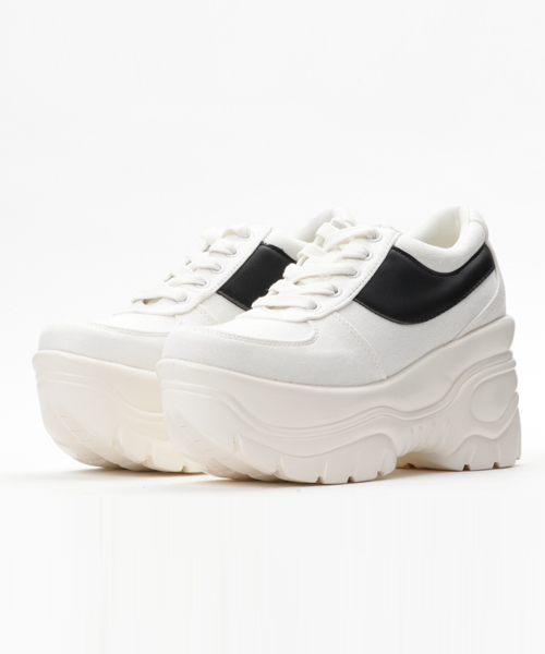 WC（ダブル シー）の「WC/ライン厚底スニーカー（スニーカー・レディース・ブラック/ライトピンク/パープル/ホワイト・LARGE/MEDIUM）」の17枚目の写真