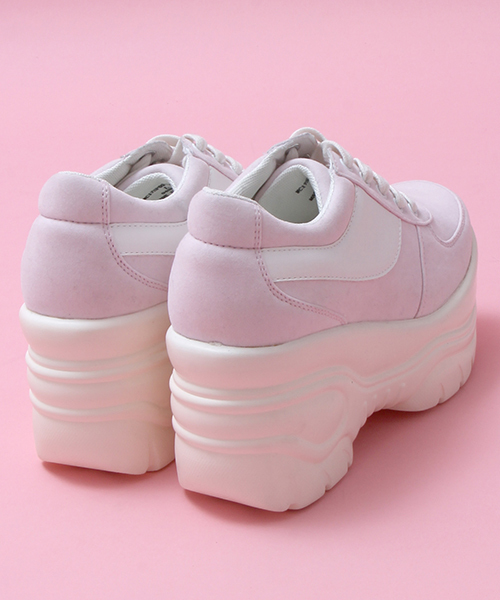 WC（ダブル シー）の「WC/ライン厚底スニーカー（スニーカー・レディース・ブラック/ライトピンク/パープル/ホワイト・LARGE/MEDIUM）」の13枚目の写真