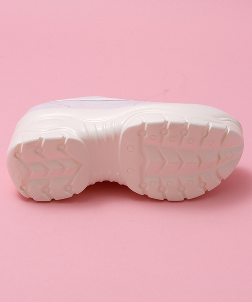 WC（ダブル シー）の「WC/ライン厚底スニーカー（スニーカー・レディース・ブラック/ライトピンク/パープル/ホワイト・LARGE/MEDIUM）」の14枚目の写真