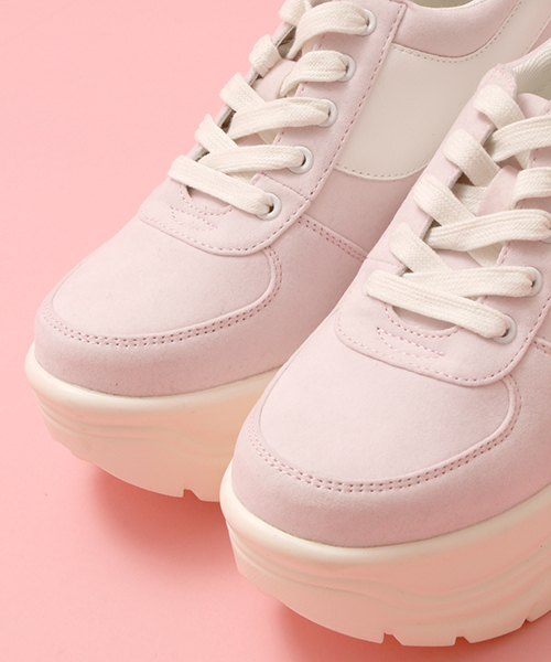 WC（ダブル シー）の「WC/ライン厚底スニーカー（スニーカー・レディース・ブラック/ライトピンク/パープル/ホワイト・LARGE/MEDIUM）」の16枚目の写真