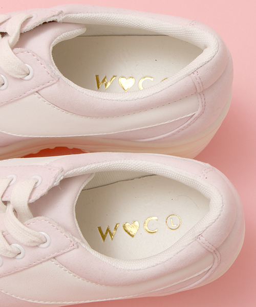 WC（ダブル シー）の「WC/ライン厚底スニーカー（スニーカー・レディース・ブラック/ライトピンク/パープル/ホワイト・LARGE/MEDIUM）」の22枚目の写真