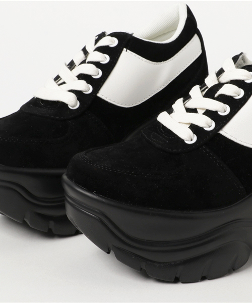 WC（ダブル シー）の「WC/ライン厚底スニーカー（スニーカー・レディース・ブラック/ライトピンク/パープル/ホワイト・LARGE/MEDIUM）」の9枚目の写真