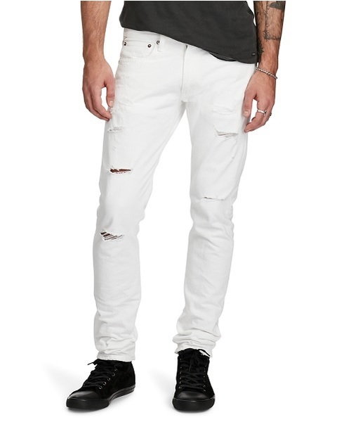 Denim & Supply Ralph Lauren(デニムアンドサプライラルフローレン)の「D&S プロスペクト スリム ジーンズ(デニムパンツ・メンズ・ホワイト・30/30/27/30/34/32/28/32/31/32/32/30/36/32)」の1枚目の写真