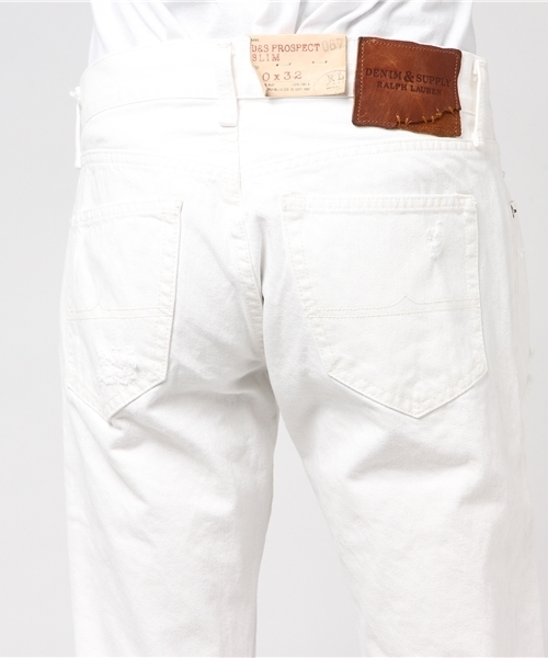 Denim & Supply Ralph Lauren(デニムアンドサプライラルフローレン)の「D&S プロスペクト スリム ジーンズ(デニムパンツ・メンズ・ホワイト・30/30/27/30/34/32/28/32/31/32/32/30/36/32)」の18枚目の写真